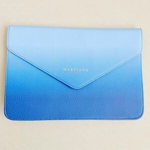 marciano • guess blue ombré envelope clutch bag